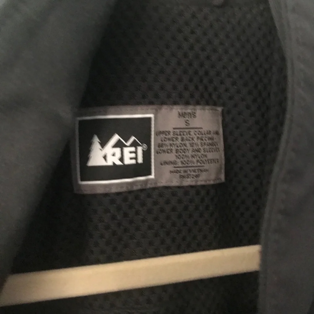Black REI jacket.